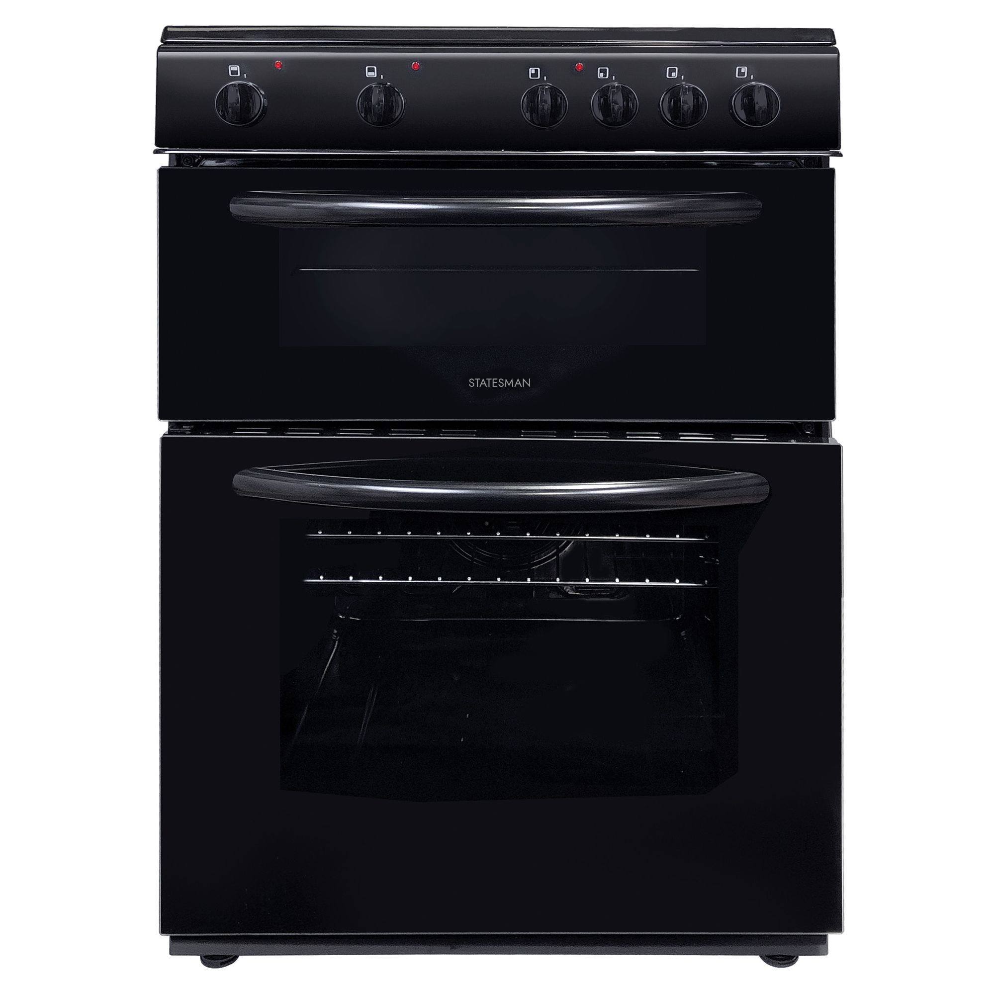 Statesman EDC60B 60cm Black Electric Double Oven | Statesman Double ...