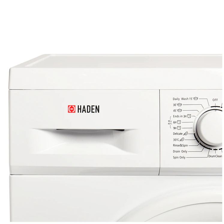 Haden HW1216 6kg 1200 Spin Washing Machine - White - McMichaels