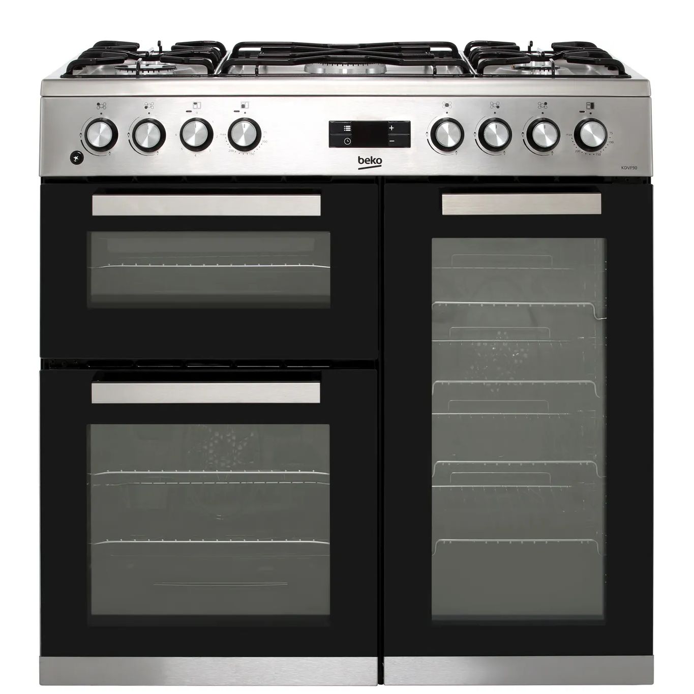 Beko KDVF90X Dual Fuel Range Cooker (Stainless Steel) | Beko Range ...